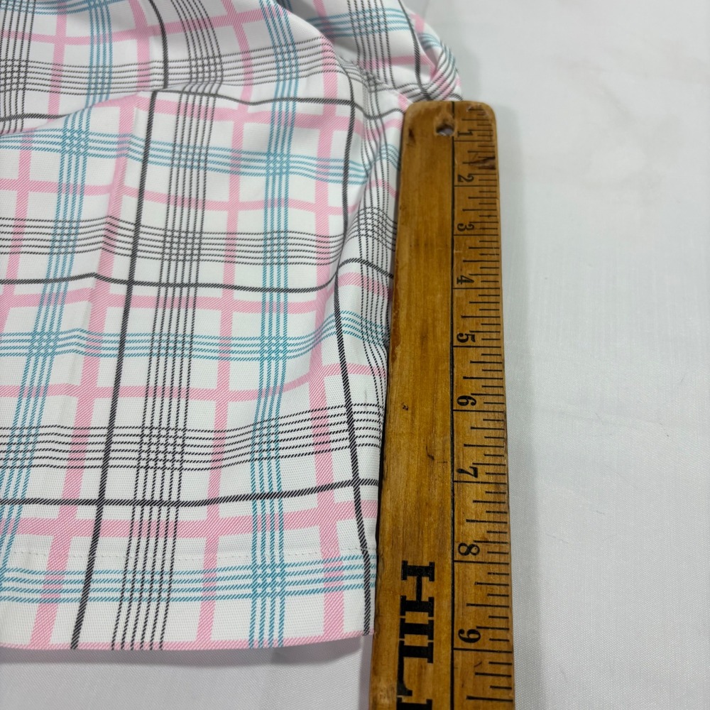 Callaway Opti-Dri White Hawaiian Women Plaid Golf Shorts Size 8 Moisture Wicking - Picture 8 of 8